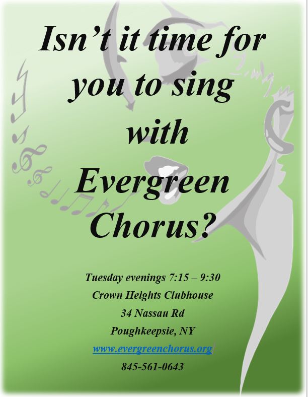 to Evergreen Chorus Evergreen Chorus